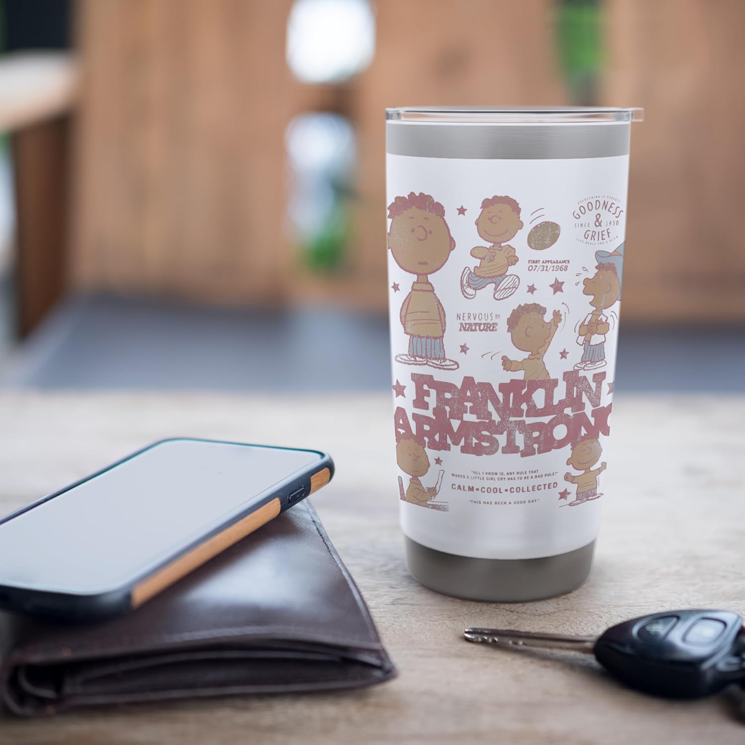 Franklin Armstrong - Oversize Collage Stainless Steel Insulated Tumbler - Image 7