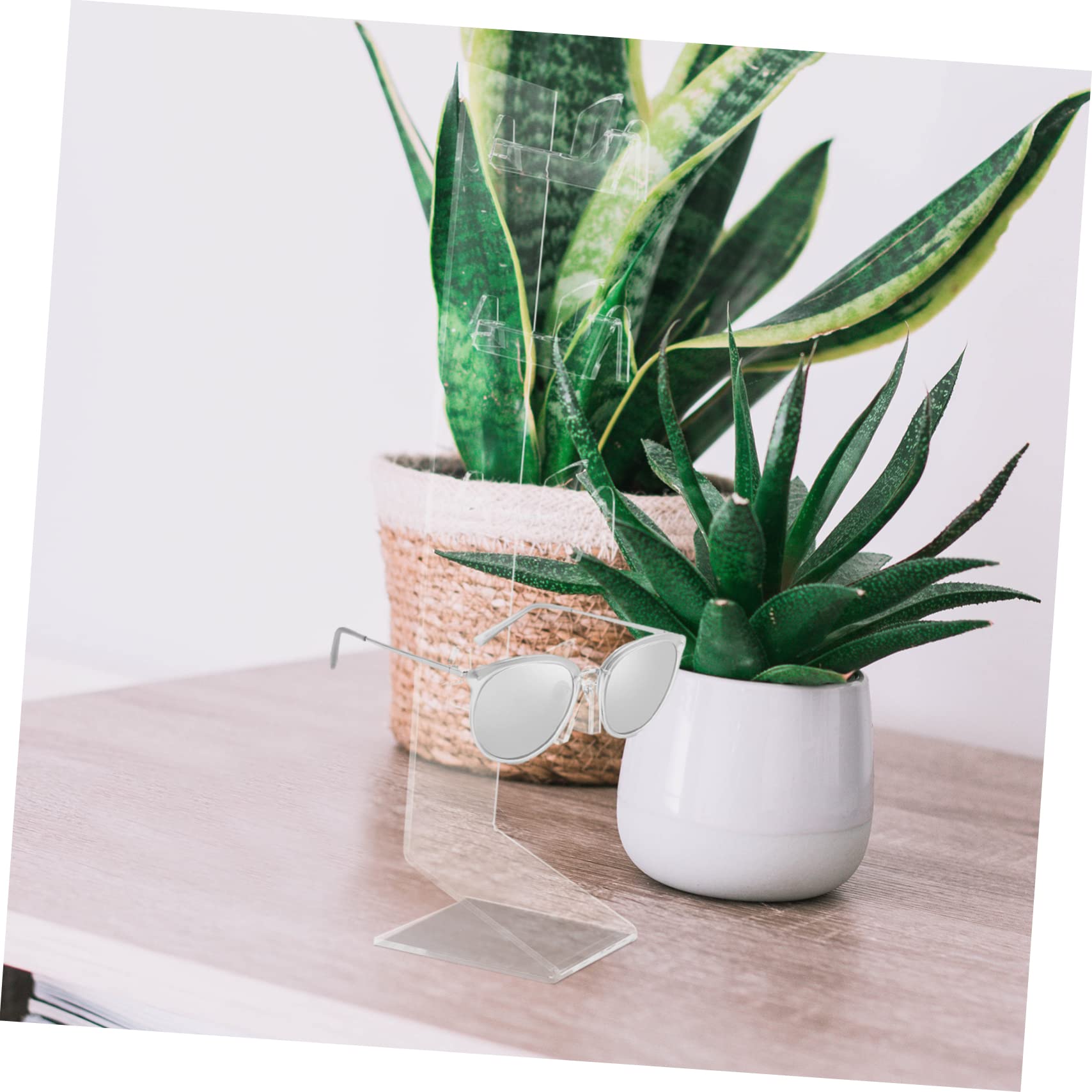 5stücke Acryl Brillenständer Transparente Mehrstöckige Ablage Für Sonnenbrillen Brillen Für Zuhause Büro Stabil Leicht Zu Montieren Vielseitiger Organizer Für Brillenträger