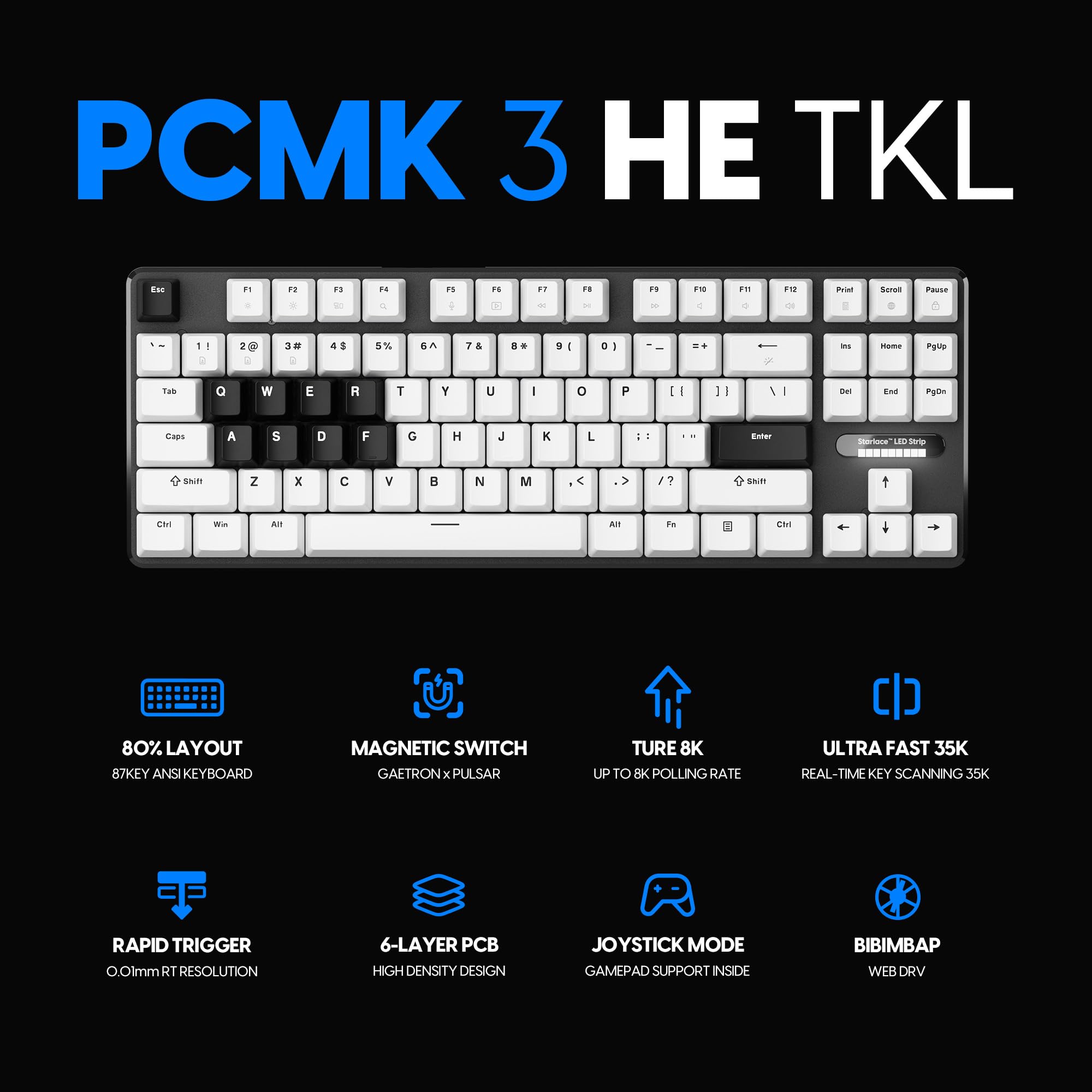 Amazon.co.jp: Pulsar Gaming Gears PCMK 3HE TKL ゲーミング