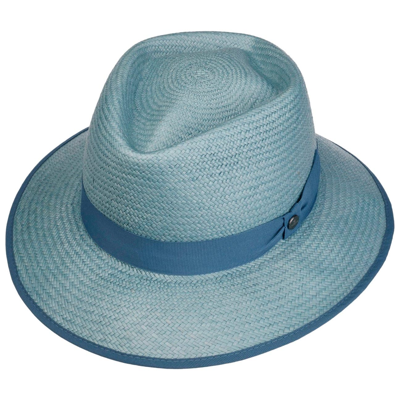 SOMBREROSHOP Leovito Sombrero Traveller Panama Paja Corona Diamond Unisex Primavera Verano