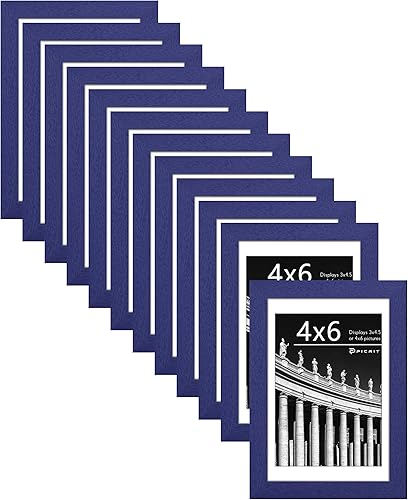 Miniatura 379 de Picrit - Juego de 12 portarretratos de 5 x 7 pulgadas para colgar en la pared o exhibir sobre una mesa, para fotos de 4 x 6 con paspartú o 5 x 7