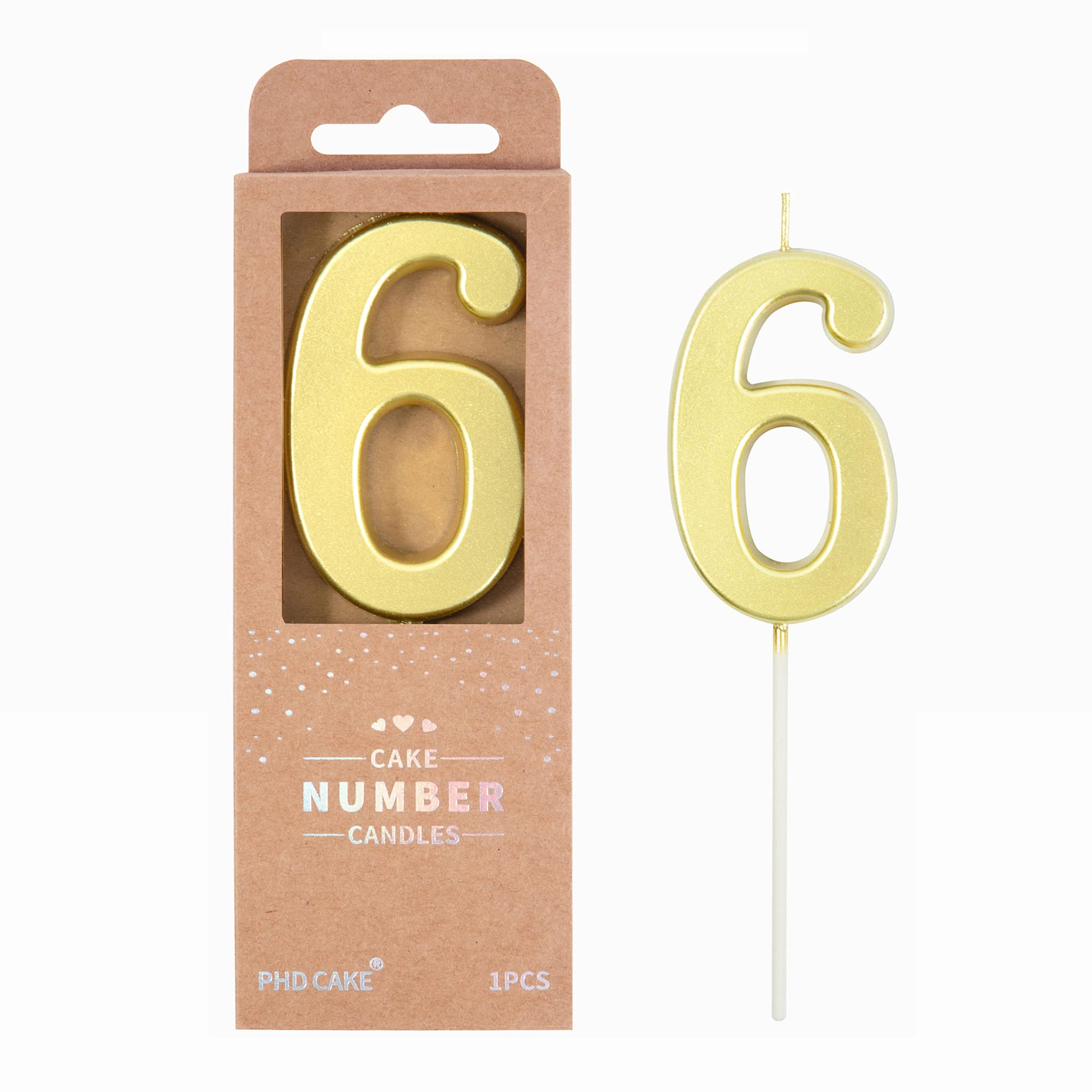 Black Birthday Candles - 2 Number Cake Toppers -21