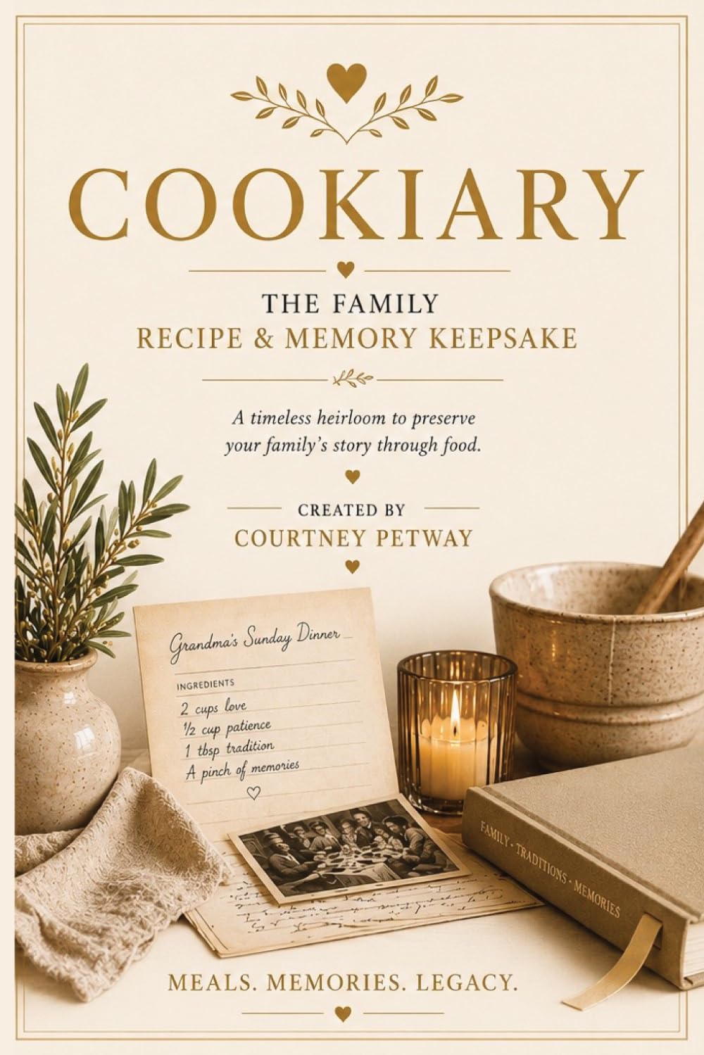 Cookiary: The Family Recipe & Memory Keepsake: Standard Edition - Capture Recipes, Memories & Traditions