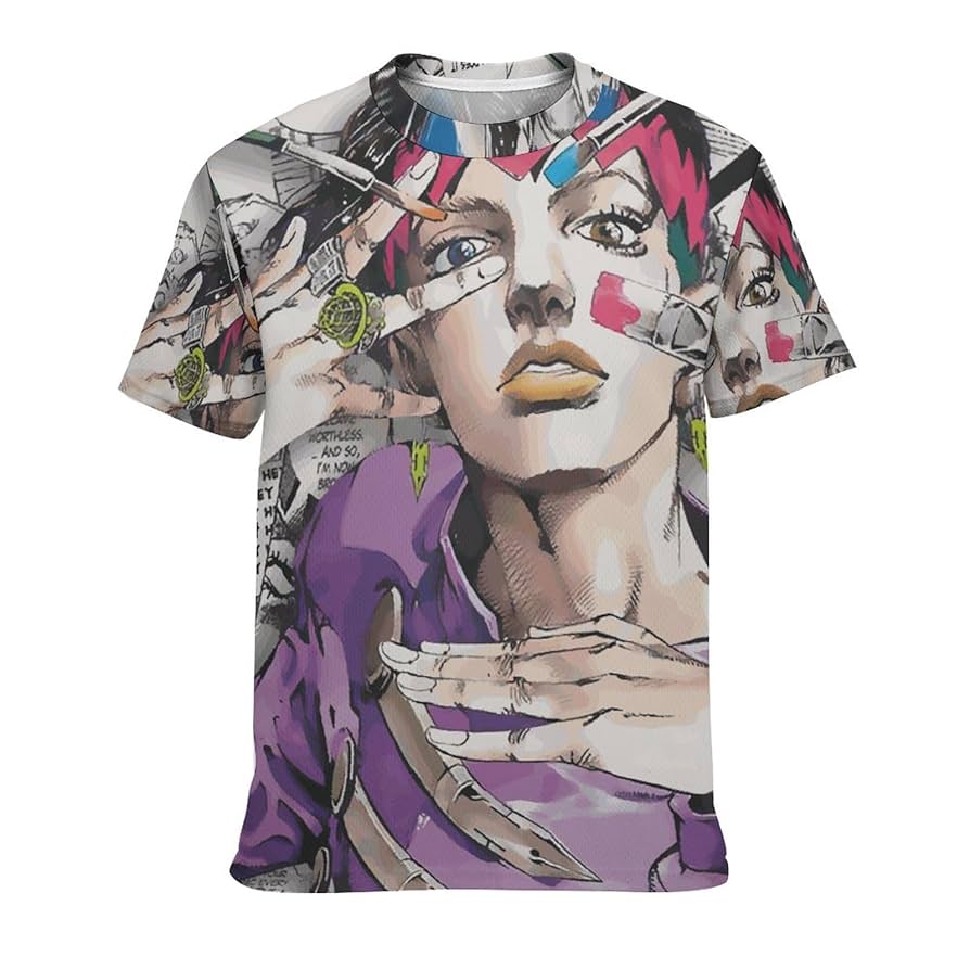 Amazon.co.jp: Tシャツ キッズ 半袖 ジョジョの奇妙な冒険 岸辺