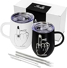 Funny Engagement Gifts for Couples,Bridal Party Gifts,Wedding Gifts for Couples 2023,MRS and MR Mugs Gifts for Newlyweds,Groom&Bride Gifts,12oz Stainless Steel Mugs Set.