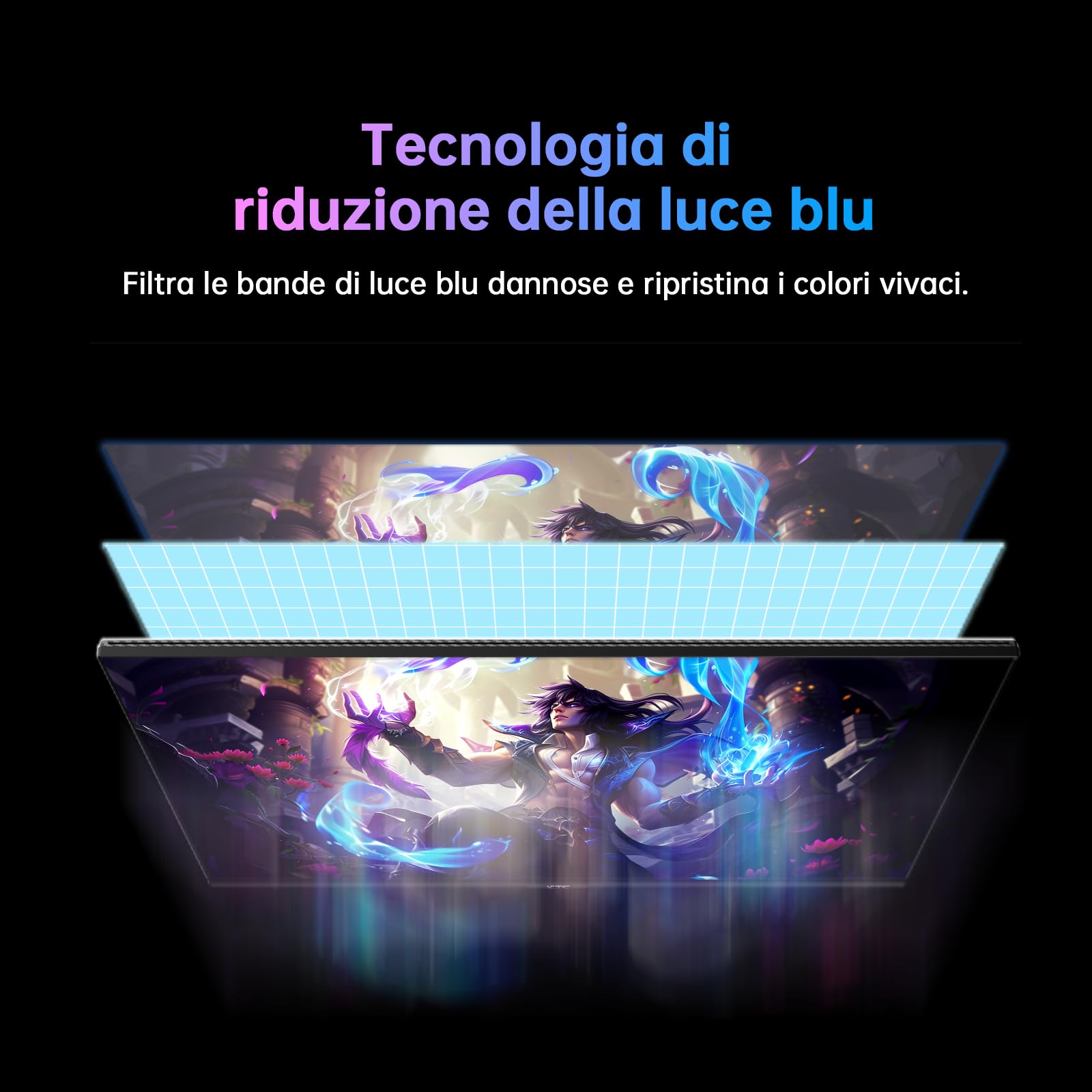 KTC Monitor Gaming 4K 160Hz 144Hz, Pannello Fast-IPS 1ms 27 Pollici Monitor, HDR 400, 132% sRGB, Guscio in fibra di carbonio, Supporto regolabile, DP1.4 / HDMI 2.1 per giocatori e progettisti