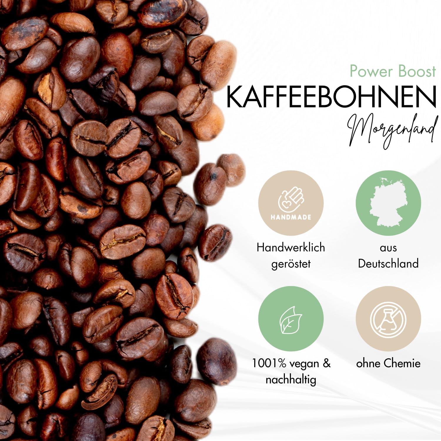 1001 Frucht - Kaffee Crema & Espresso - MORGENLAND - Barista Kaffee -Espressobohnen - Arabica - Arabicabohnen - geröstete Kaffeebohnen - 1kg