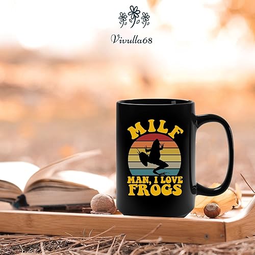 Miniatura 4 de Vivulla68 Taza MILF, Silla de rana, Silla de rana, Man I Love Frogs, Taza con rana, Taza de café de rana, Regalo del día de la madre para mamá,