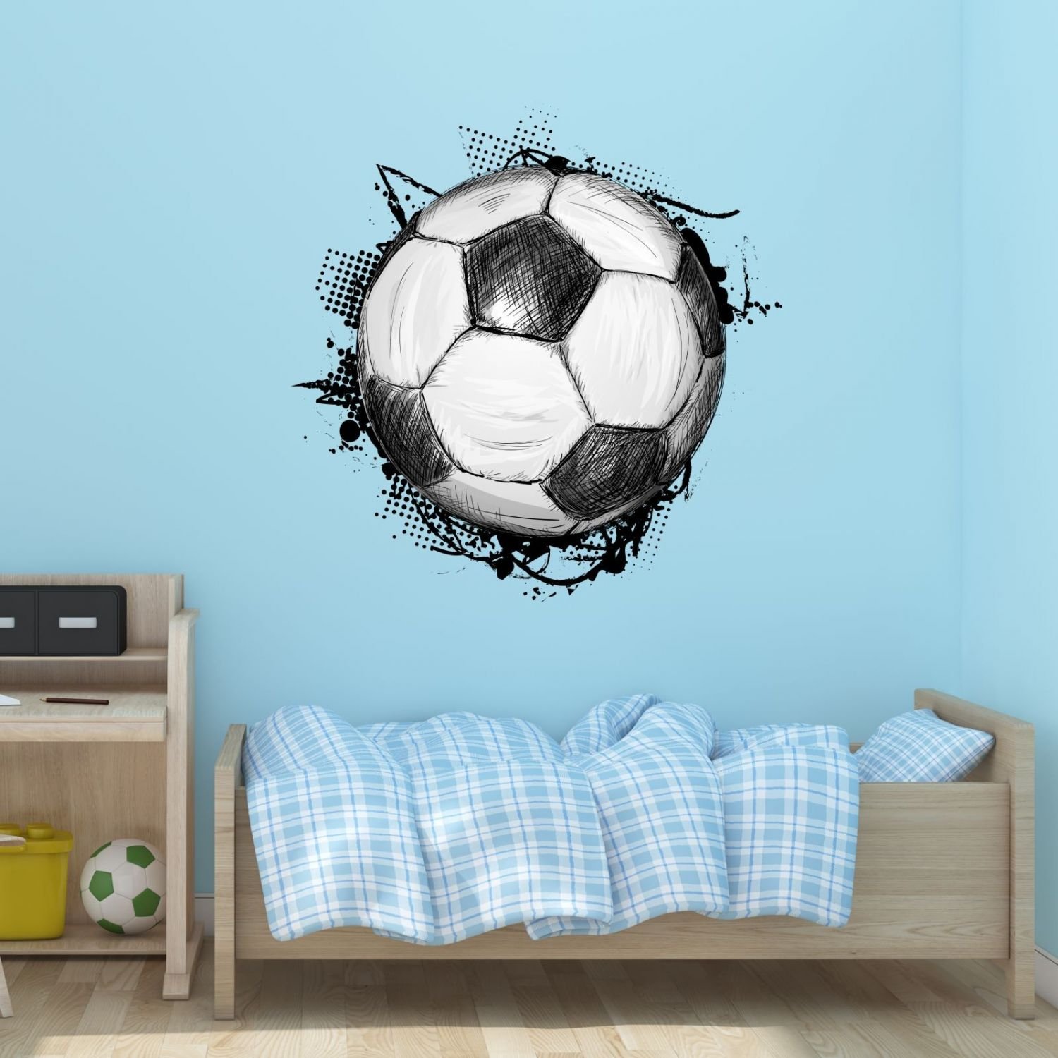 nikima - Adesivo da Parete Decorazione da Parete per Bambini, Motivo: Ragazzo, Dimensioni: 1250 x 1250 mm
