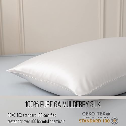 Miniatura 4 de Bella Coterie - Funda de almohada de seda de lujo para cabello y piel  30 momme  100% seda de morera 6A pura  Supersuave  Perfectamente afelpada