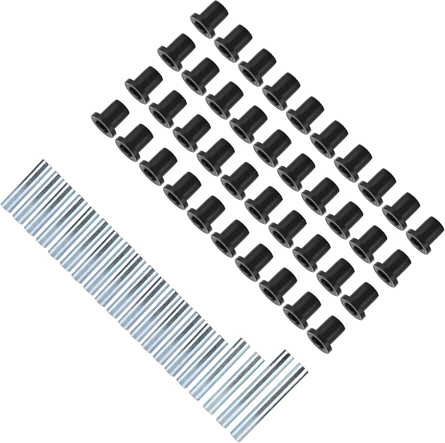 Alomejor Zestaw Tulei Ramienia Zestaw Tulei Metalowych ABS 60 szt. Łatwa Instalacja Specyfikacja Fabryczna Pasuje do XP 800 2010 2014 Crew 900 Pojazd Użytkowy