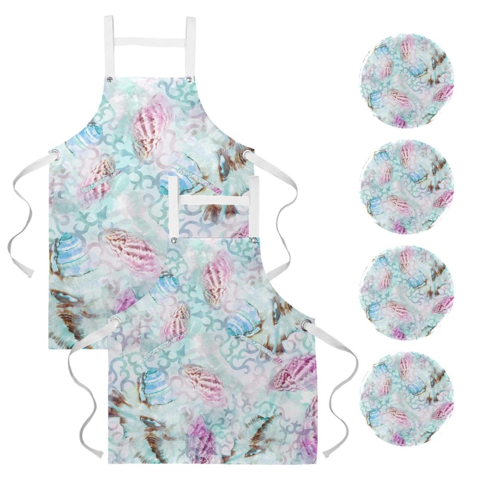 Tablier de serveuse multicolore idéal pour le service en bistrot ou bar