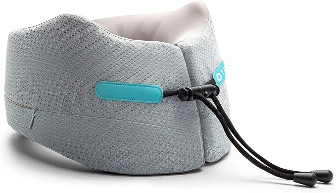Almohada para viaje de espuma viscoelástica mediana ajustable miniatura 7