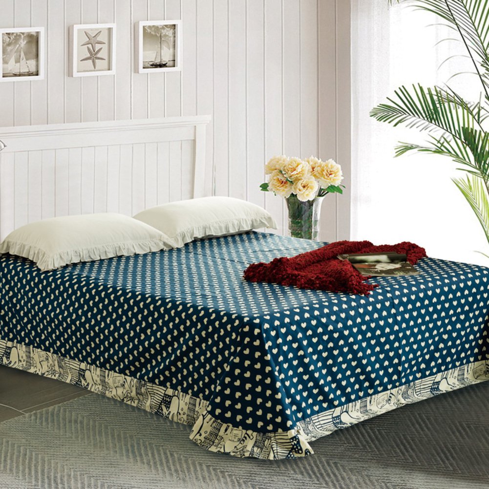 Toile de lin coton sergé haut de gamme drap épais lit double G