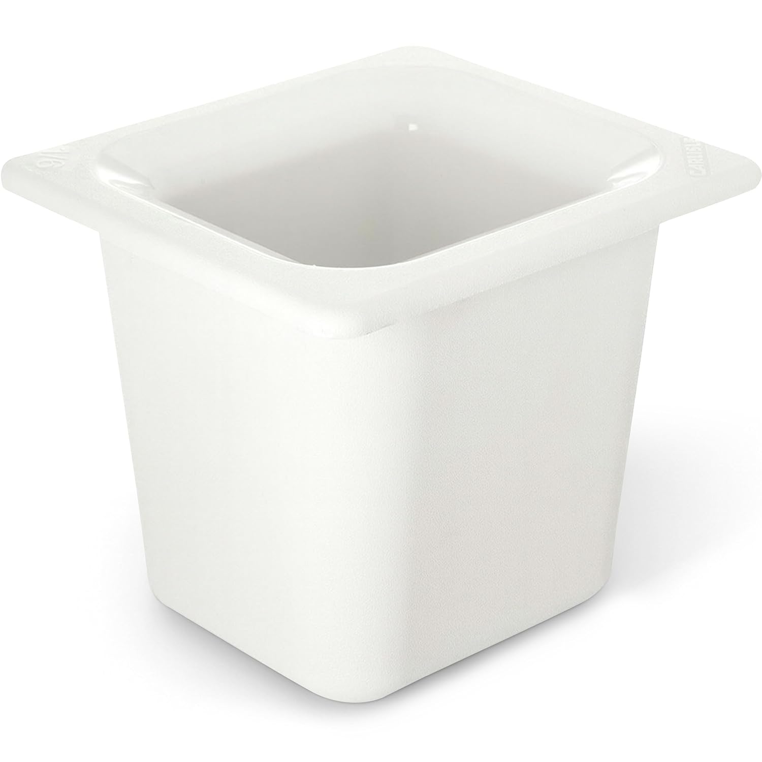 CFS CM110402 Coldmaster ABS Standard Sixth-Size Food Pan, 1.6 qt. Capacity, 6.84" x 6.25" x 5.91", White