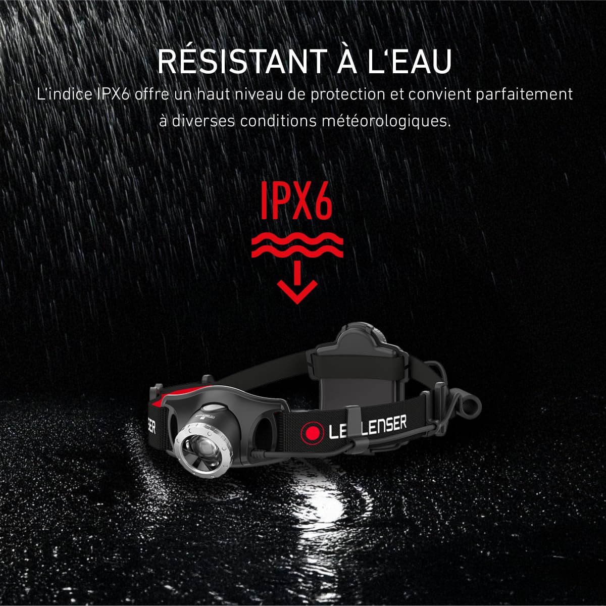 LED Lenser H7R.2 Lampe frontale rechargeable Mixte Adulte, Noir