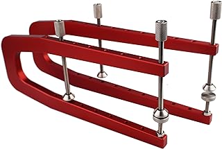 Guyker Aluminum Alloy Acoustic Guitar Repair Tool, CNC Machined Guitar Fixing Tool Clamp, Red