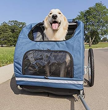 Amazon ペットセーフソルビットハウンド犬と猫用ペット自転車トレーラー スチールフレーム 中型および大型 Petsafe キャリーコンテナ 通販