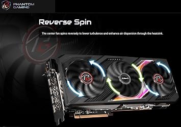 ASRock Phantom Gaming Radeon RX 7900 XTX 24GB OC GDDR6 PCI Express 4.0, Boost Clock*: Up to 2615MHz / 20Gbps, 24GB GDDR6 on 384-Bit Memory Bus, Polychrome SYNC, Phantom Gaming 3X Cooling System.