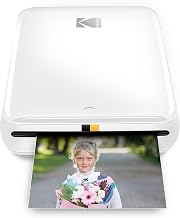 KODAK Step Wireless Mobile Photo Mini Color Printer (White) Compatible w/ iOS & Android, NFC & Bluetooth Devices, 2x3