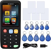 XIXEI X7 NFC RFID Card Copier Reader Writer Duplicator - Multi-Frequency Smart Card Programmer with 15 Rewritable Accessories