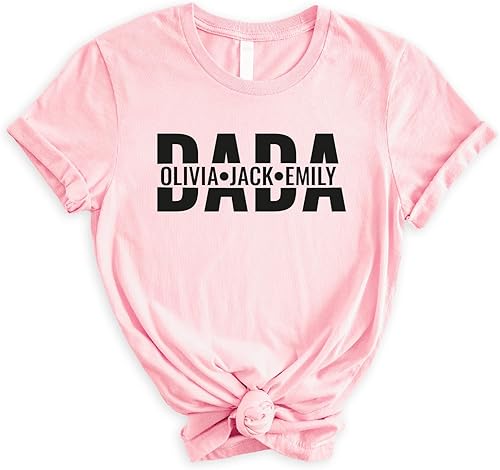 Miniatura 7 de Custom Dada Shirt, Dad Gifts, Dada Shirts, Fathers Day Shirt, New Dad Shirt, Personalized Shirts, Baby Shower Shirts, Custom Shirts, Add Names,