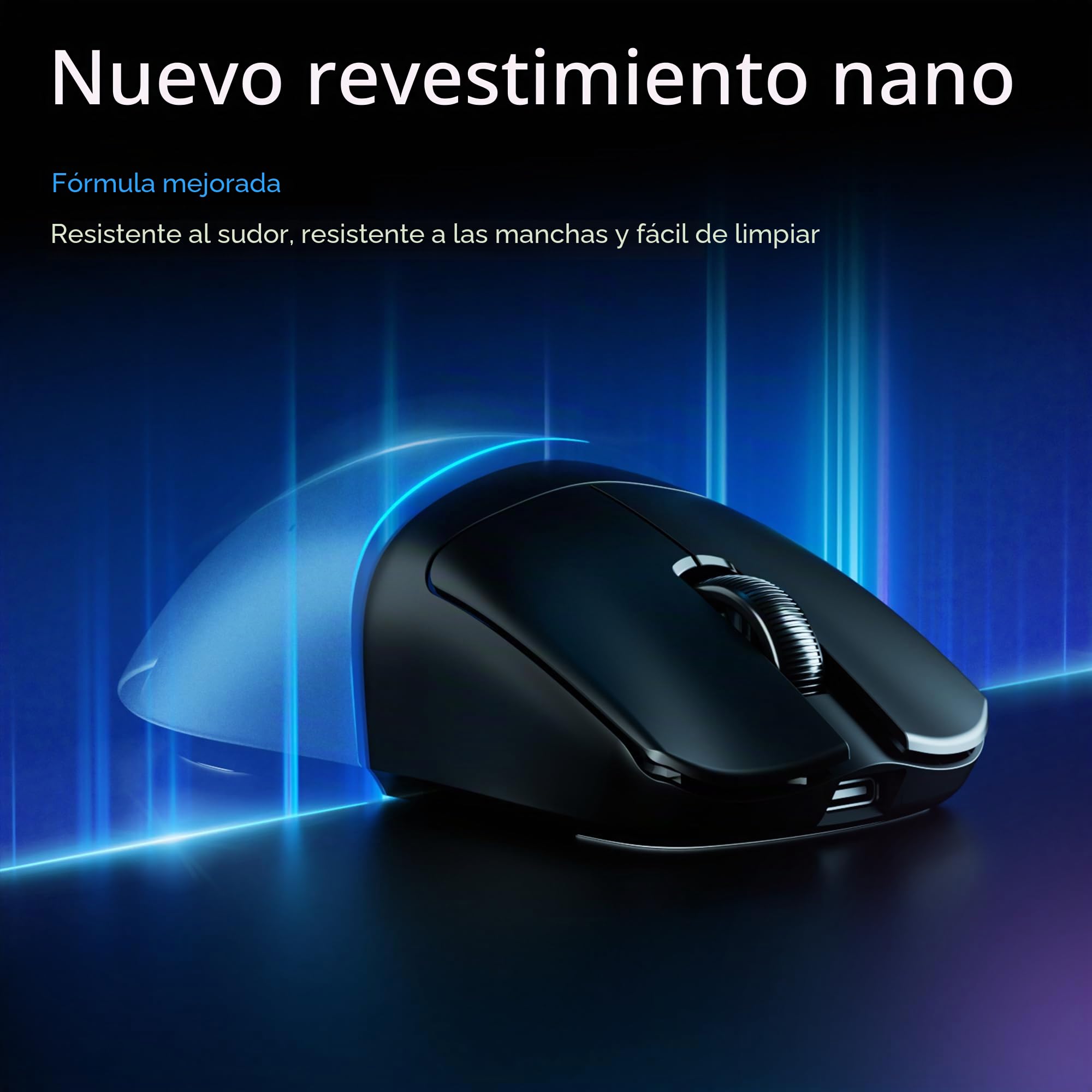 ATK Blazing Sky - Ratón inalámbrico para juegos F1 V2, 39 g, sensor ultra PAW3950, MCU, interruptores ópticos, 8K dual, modo dual 2.4G/cableado, batería de 250H (Ultimate, negro)