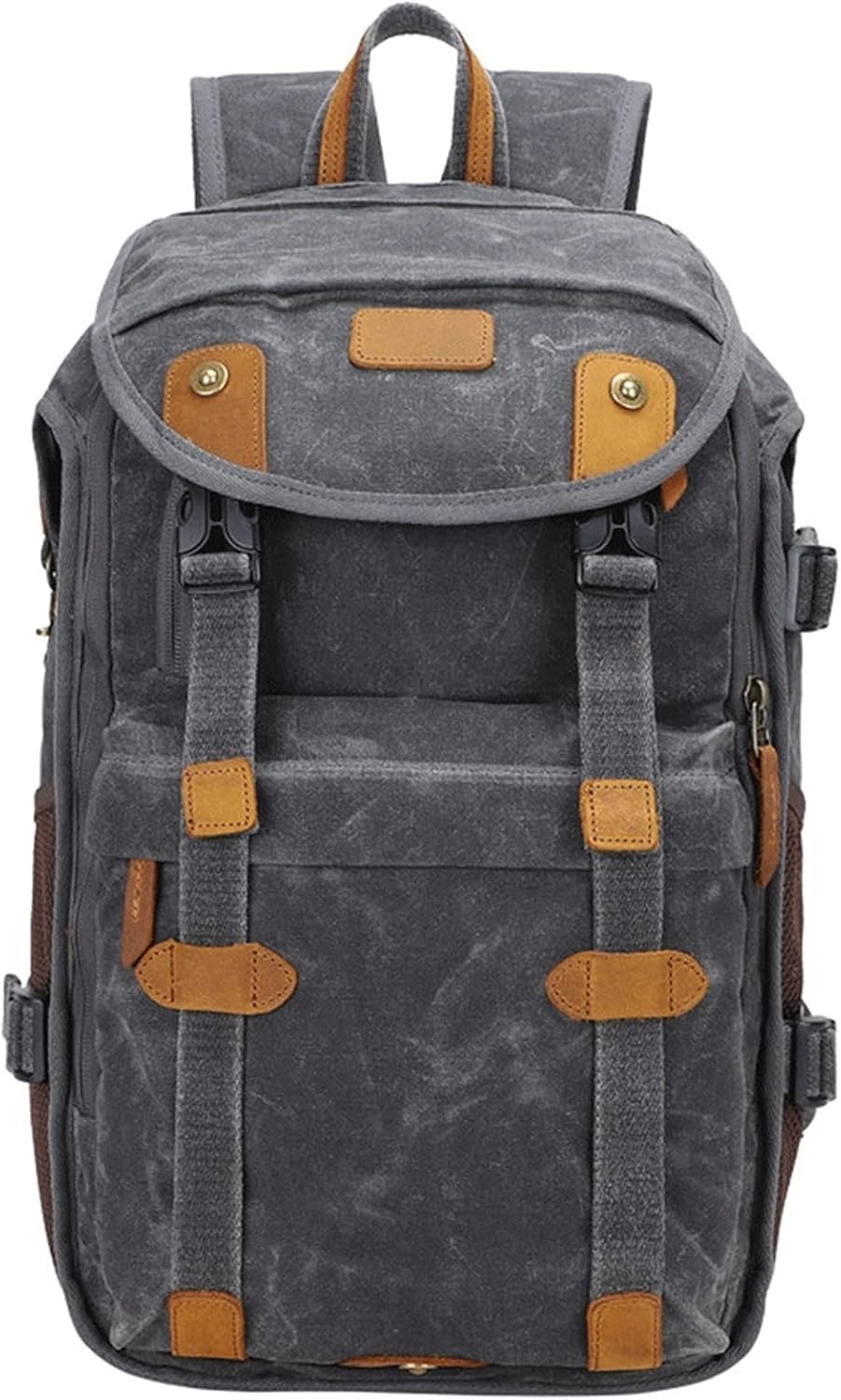 Zaino casual per fotocamere di grande capacità Uomo Donna Zaino per fotocamera Tela DSLR vintage Fotografia Borsa a tracolla casual Zaino da esterno Trekking Zaino da viaggio Borsa multifunzione per DSLR