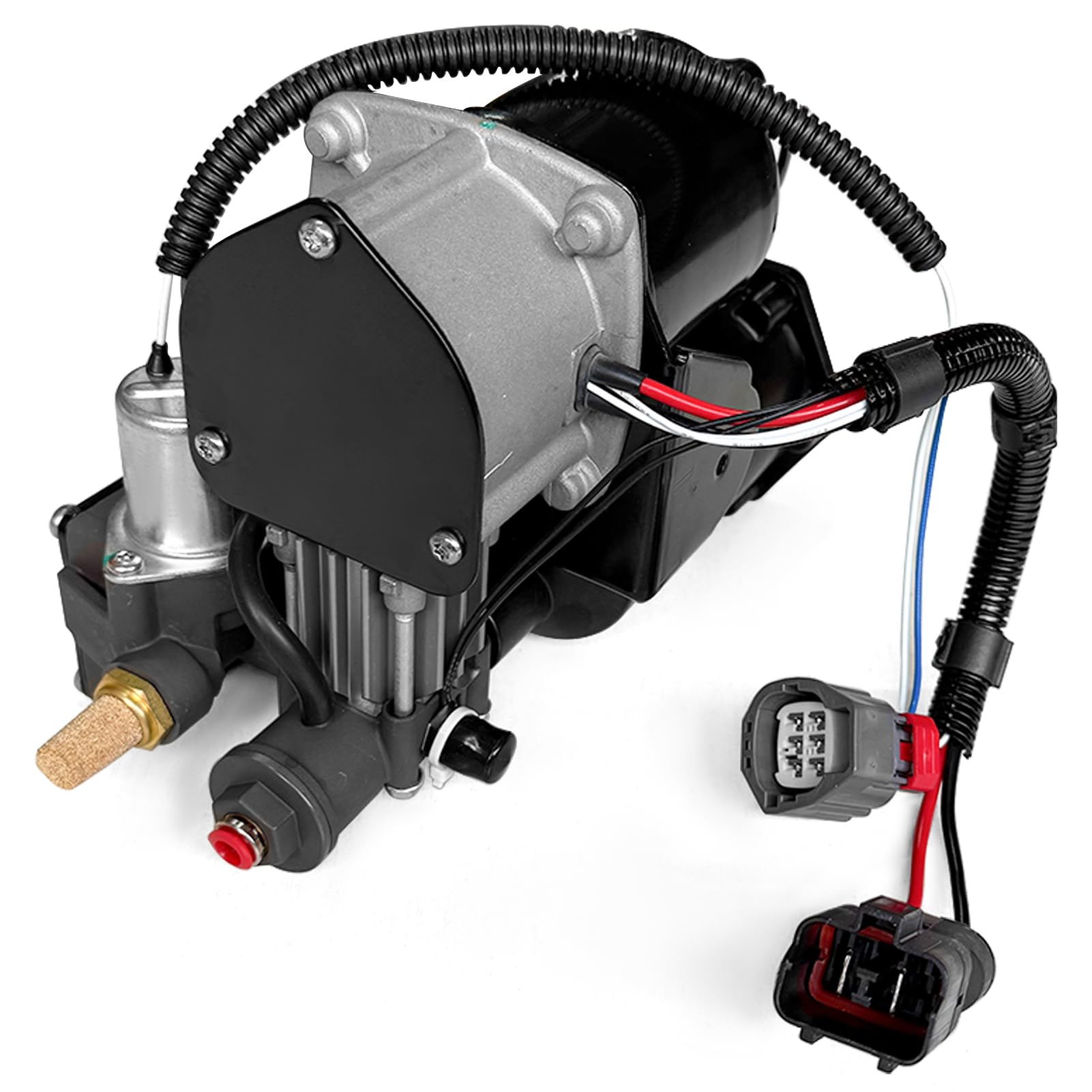Photo 1 of ZYFONLIX Air Suspension Compressor Compatible with 2006-2012 Range Rover L322 Hitachi Type Land Rover Range Rover HSE and Supercharged OEM Number LR025111, LR010376, LR011839, LR041777