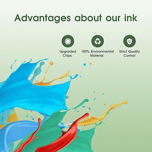 Miniatura 5 de 67XL - Tinta de repuesto compatible con HP Ink 67 67XL, funciona con HP Envy 6055e 6055 6052 6455e 6455 6452 6458 6475 DeskJet 2755e 2755 2855e