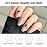 DUKASOU Semi Cured Gel Nail Strips, Unlimited Imagination | 28 pcs Gel Nail Strips Work with Any UV Lamp, Salon Quality UV Nails Stickers, Easy to Apply for Home Nails DIY