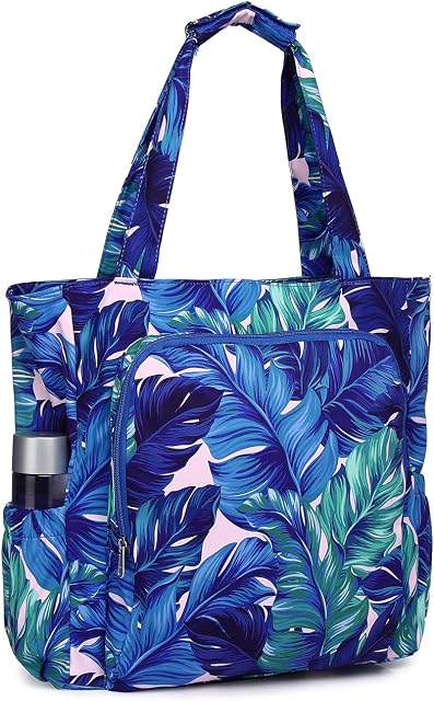 Beach Bag Womens, Chase Chic Extra Large Fold-able Pool Tote Bag, Waterproof Lightweight Shoulder Bag With Zipper for Travel, Gym, Swim and Beach Holiday