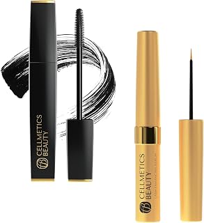 Cellmetics Mascara & Peptide Lash Serum Set for Women 60+