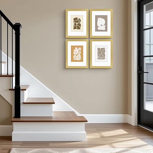 Vista 50 de Frametory, Los marcos de 16 x 20 pulgadas muestran imágenes de 11 x 14 pulgadas con paspartú o fotos de 16 x 20 pulgadas sin paspartú, vidrio Plata