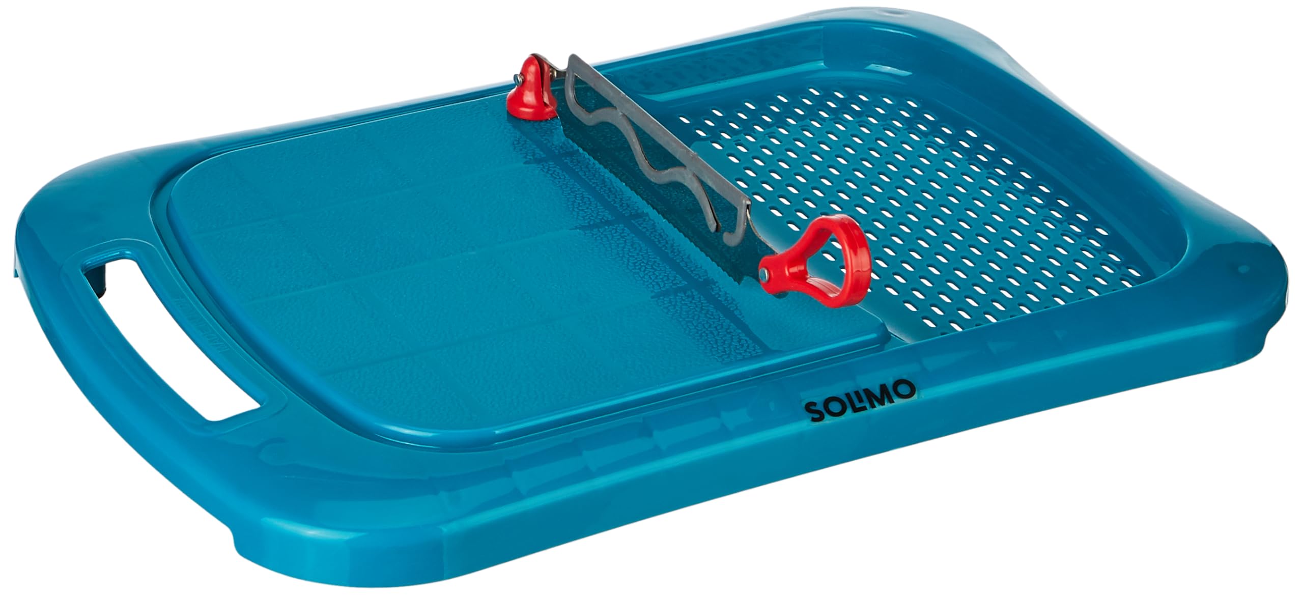 Amazon Brand - Solimo 2-in-1 Wash & Cut Chopping Board with Two-Sided Stainless Steel Blades | Vegetable Cutting Board | 100% Food Safe | Bpa Free (Blue) (B0CHWG9H4X) Amazon Price History, Amazon Price Tracker