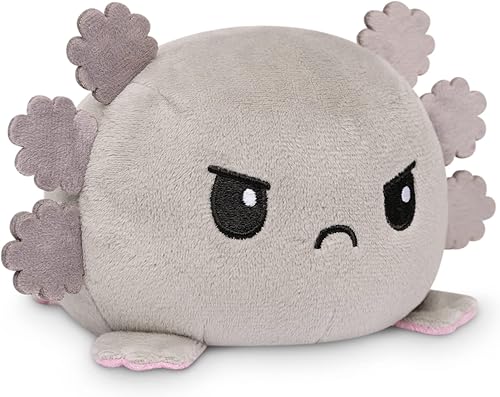Miniatura 22 de TeeTurtle - El peluche original reversible de ajolote - Rosa + Negro - Bonitos animales sensoriales de peluche que muestran tu estado de ánimo de 4