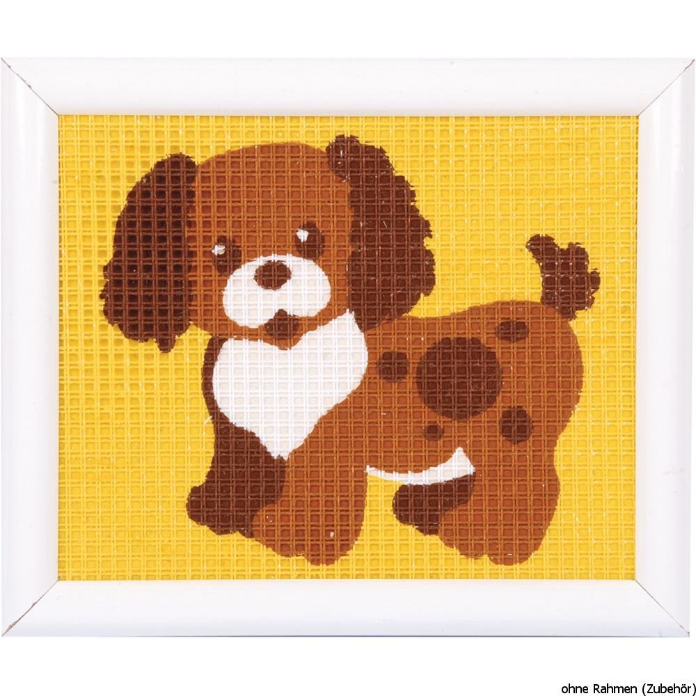 Vervaco Multi-Coloured Puppy Tapestry Kit, Multi-Colour