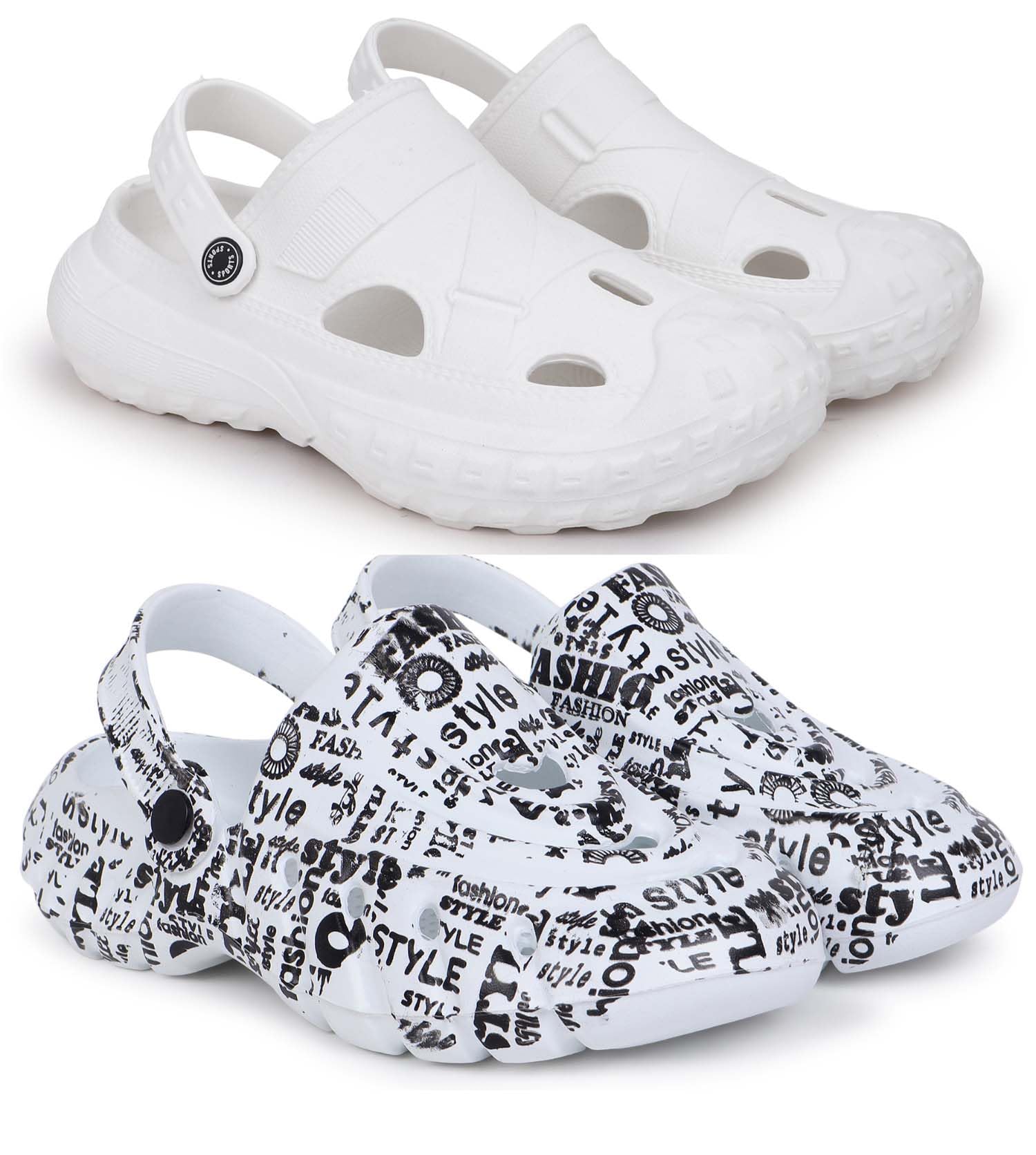Combo Pack of 2 Slipper/Flip Flops/Slides/Clogs/Sandals for Men (Cl-1200 Vs Cl-Style)-image-9