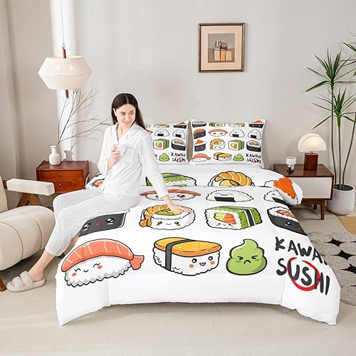 Vista 35 de Juego de ropa de cama de tractor tamaño matrimonial, juego de edredón de camión de equipo, edredón de plumón de excavadora de construcción, juego