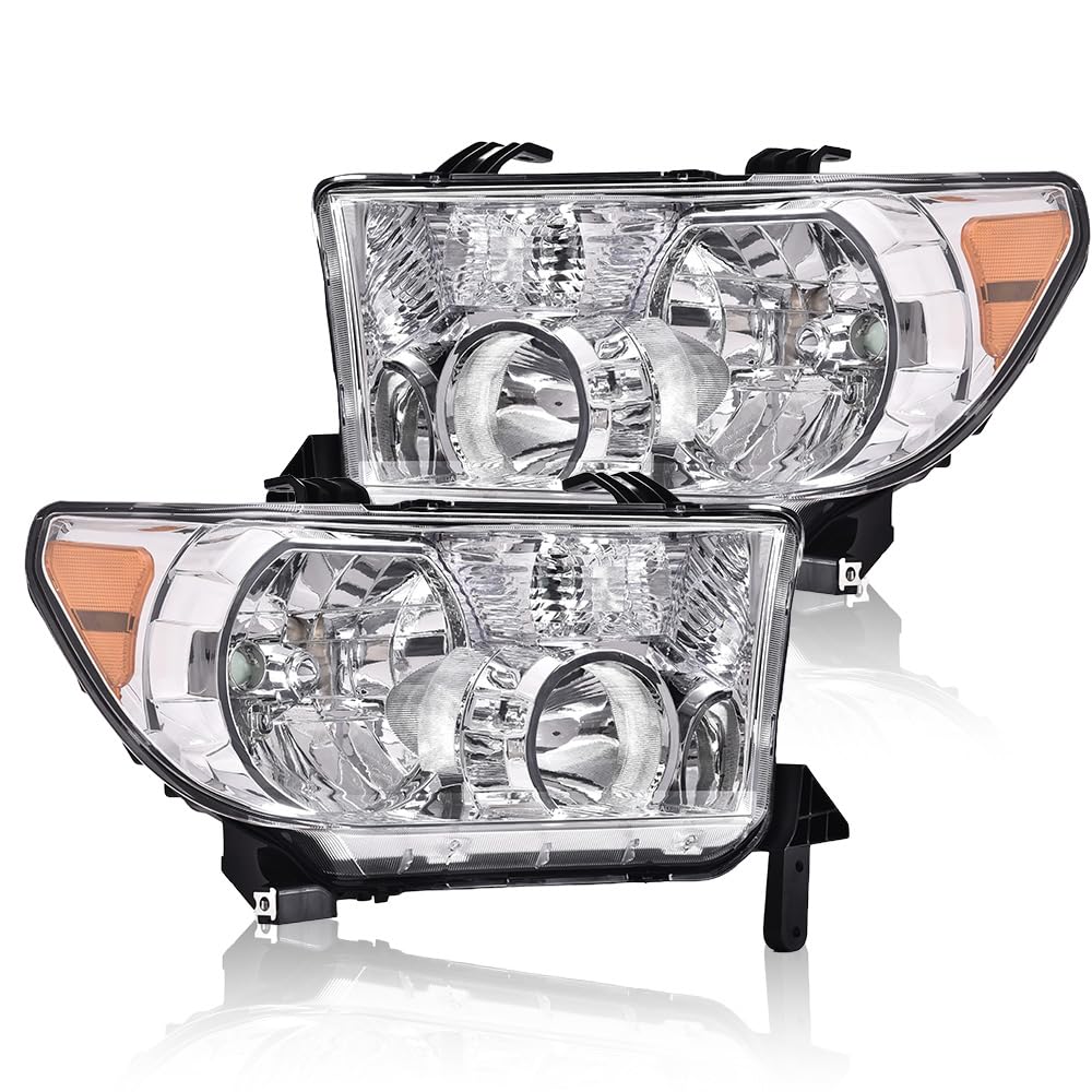 Amazon | CHEDA ヘッドライト、2007-2013 トヨタ タンドラ 2008-2017
