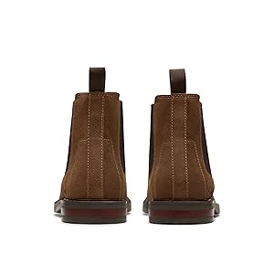 Clarks Men’s レザーブーツJaxen Chelsea Clarks Men's Collection Jaxen Chelsea Suede Comfort Boots