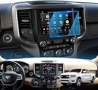 LFOTPP Fit for 2013-2023 Ram 1500 2500 3500 Uconnect 8.4 Inch Jepe Grand Cherokee(2014-2019), Chrysler Pacifica(2016-2020), Chrysler 300(2011-2023) Chrysler 300(2011-2017) Touchscreen Screen Protector Glass Ram Navigation Screen Protector Anti-Scratch 1 PCS Ram 1500 Accessories