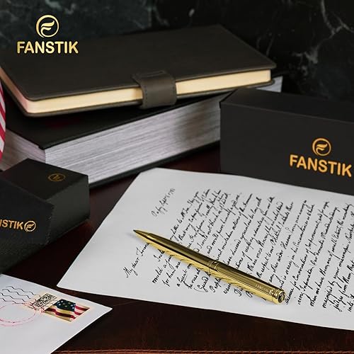 Miniatura 2 de Bolígrafo de lujo dorado personalizado, juego de regalo elegante para mujeres, chapado en oro real de 24 quilates, juego de regalo de bolígrafo