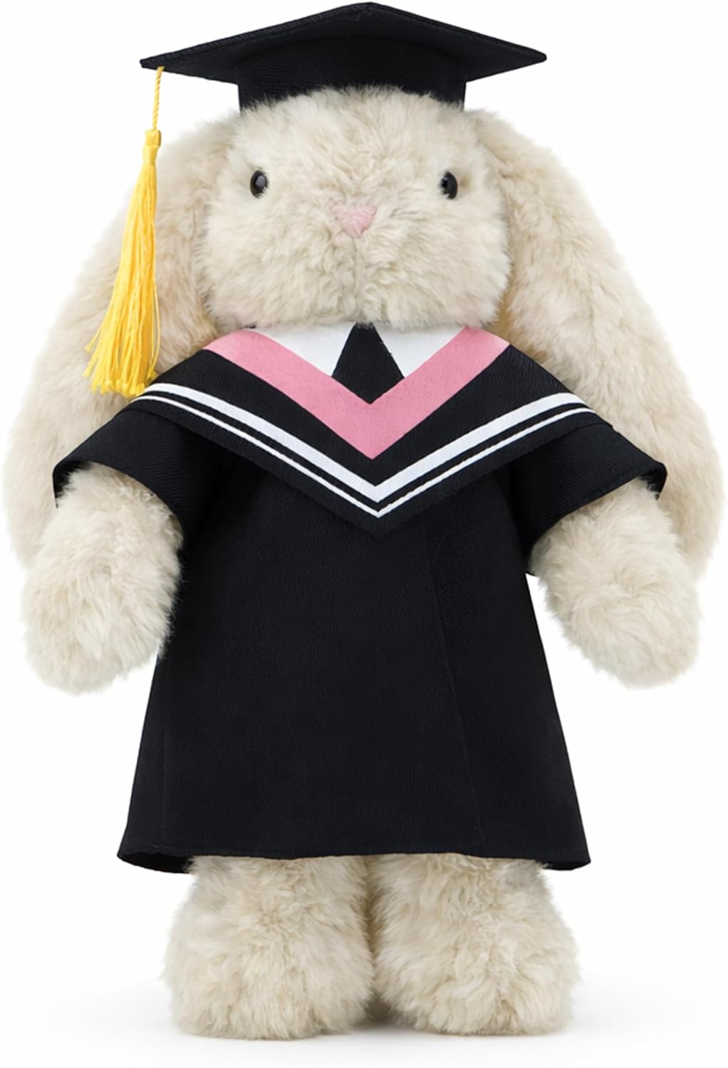 Graduation Bunny Plush Toy, 9 Inch Stuffed Rabbit with Cap and Gown, Class of 2026 Congrats Keepsake Gift for Kids, Teens, Students, Kindergarten, High School or College