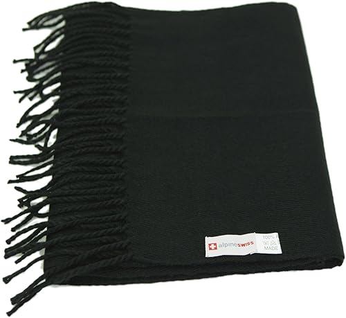 Miniatura 39 de Alpine Swiss Bufanda a cuadros para hombre, ultra suave, chal de invierno, cálido, ligero, para clima frío