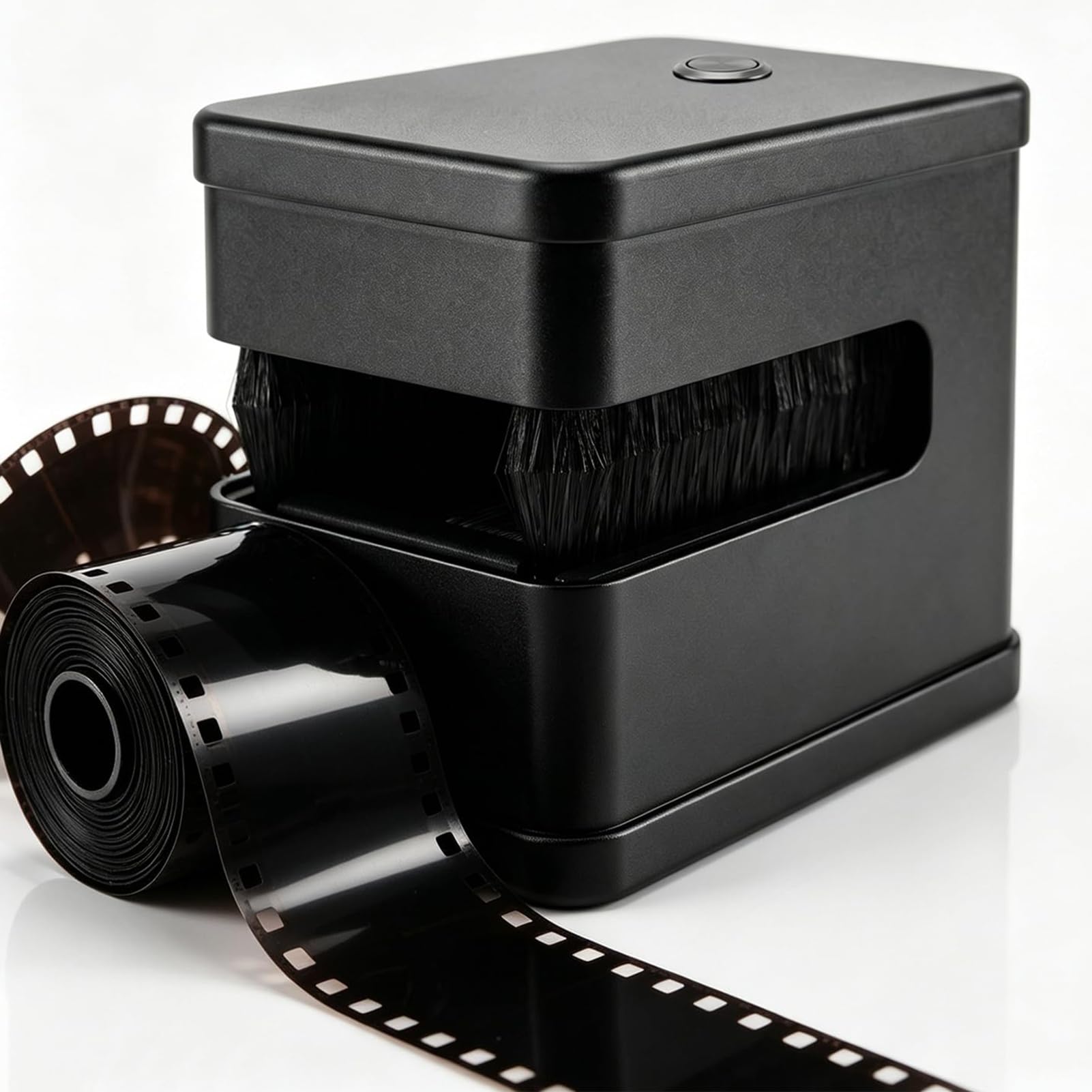 Removedor de polvo antiestático de película eléctrica, 8 nailon extraíbles | Limpiador de polvo de película con barra de iones USB tipo C, for archivo de copia y escaneo negativo 135 120 4x5