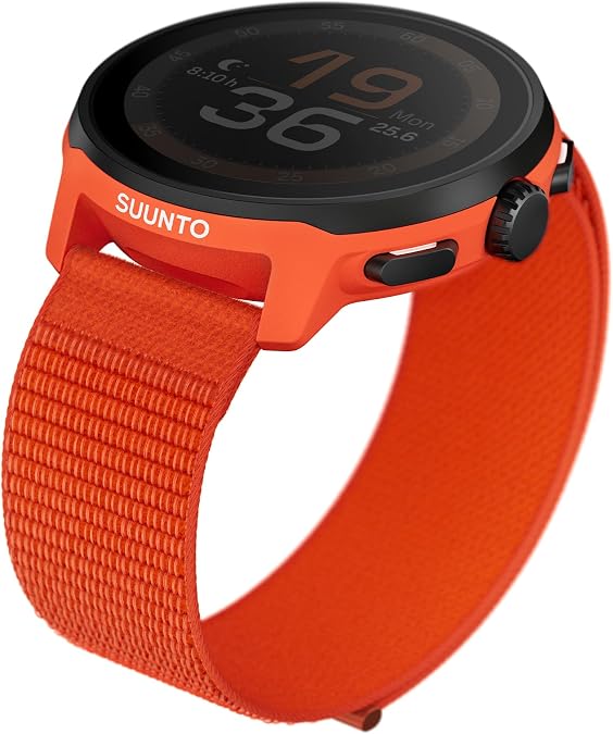 SUUNTO 22 ATH7 Loop Textile Strap Coral Orange S+M