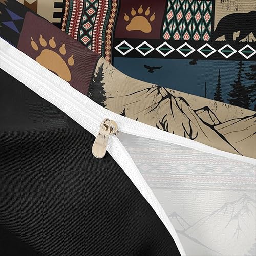 Miniatura 38 de Feelyou - Juego de edredón retro hippie con flores, tamaño King, para niños, con diseño de plantas florales botánicas de los 60 y 70, edredón Multi