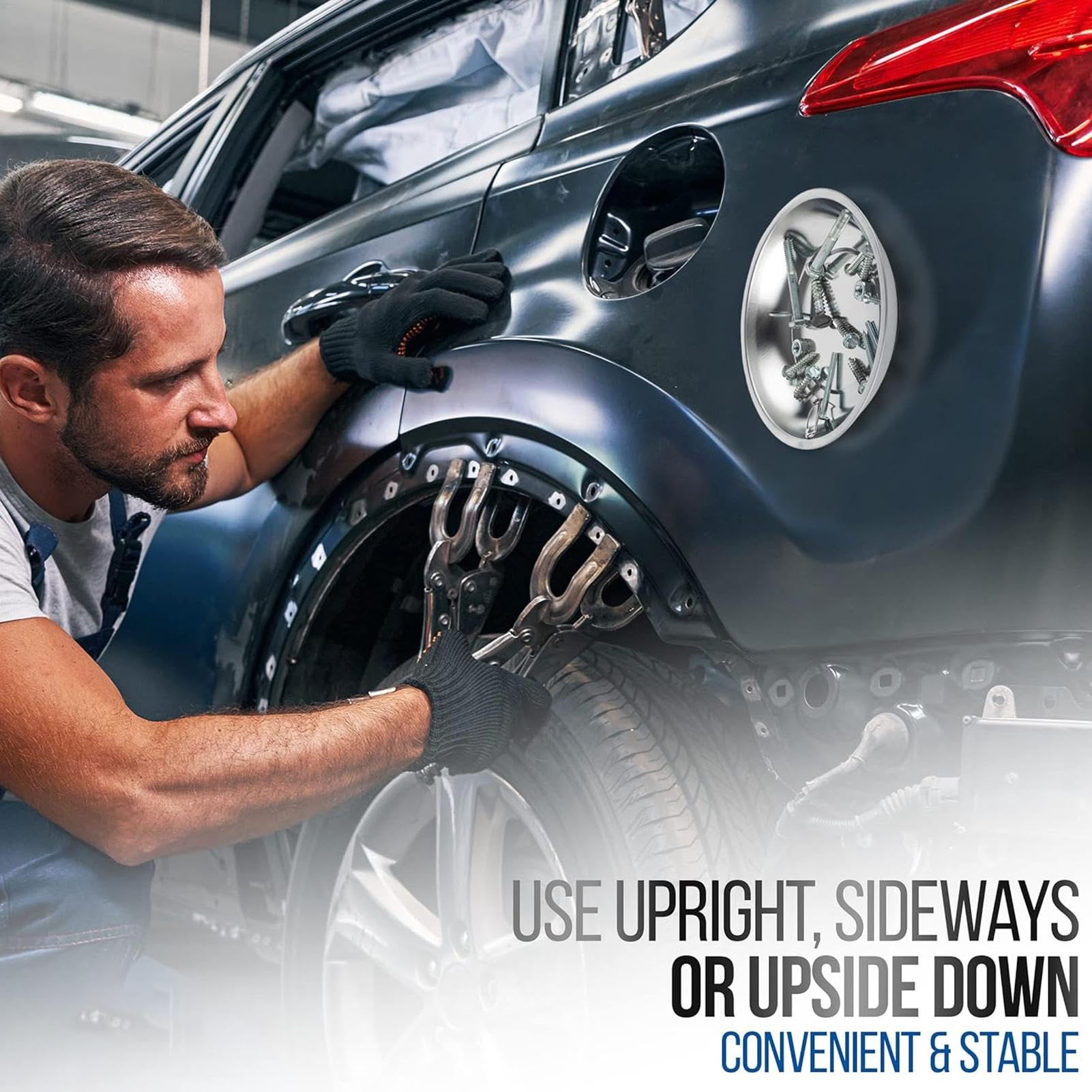 Magnetic Dish - Magnetic Dish Screw Bowl Parts Holder Parts Tray - Portable Versatile, Magnet Parts Tools Bowl for Workbenches Repair Stations