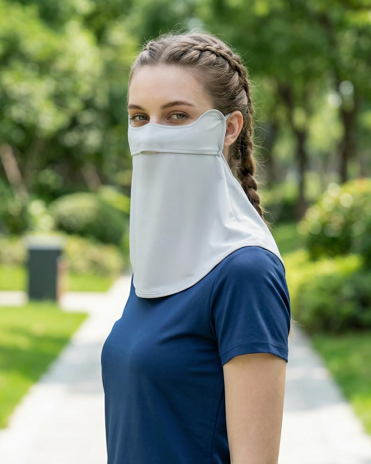 Stelle UV Protection Face Cover Breathable Cooling Neck Coverage Gaiter Scarf Summer Outdoor Activities - Image 8